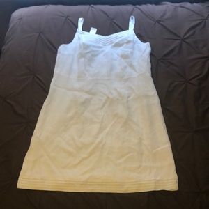 Yves Cossette Depeche Mode White Linen Dress